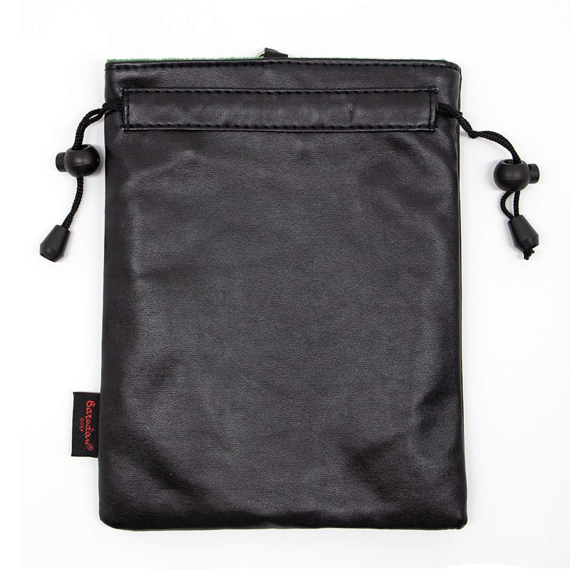 Golf Valuables Pouch,Golf Pouch with Drawstrings Leather Golf Tee Pouch for Men Women Black - BeesActive Australia