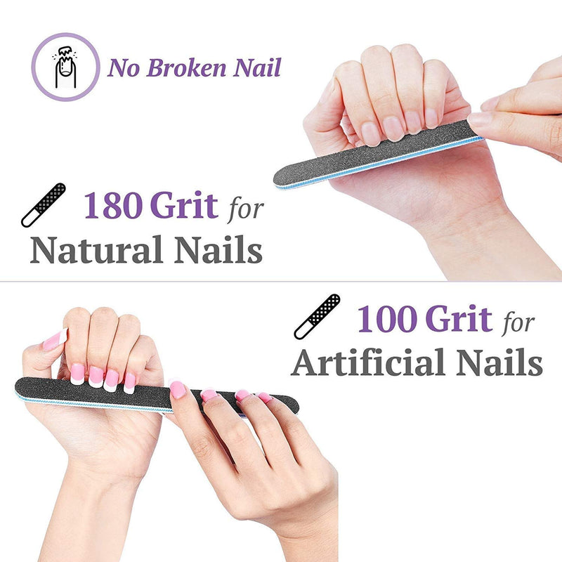 Nail Files & Buffers, Uhugu Fingernail Files for Professional Manicure Nail Care - BeesActive Australia