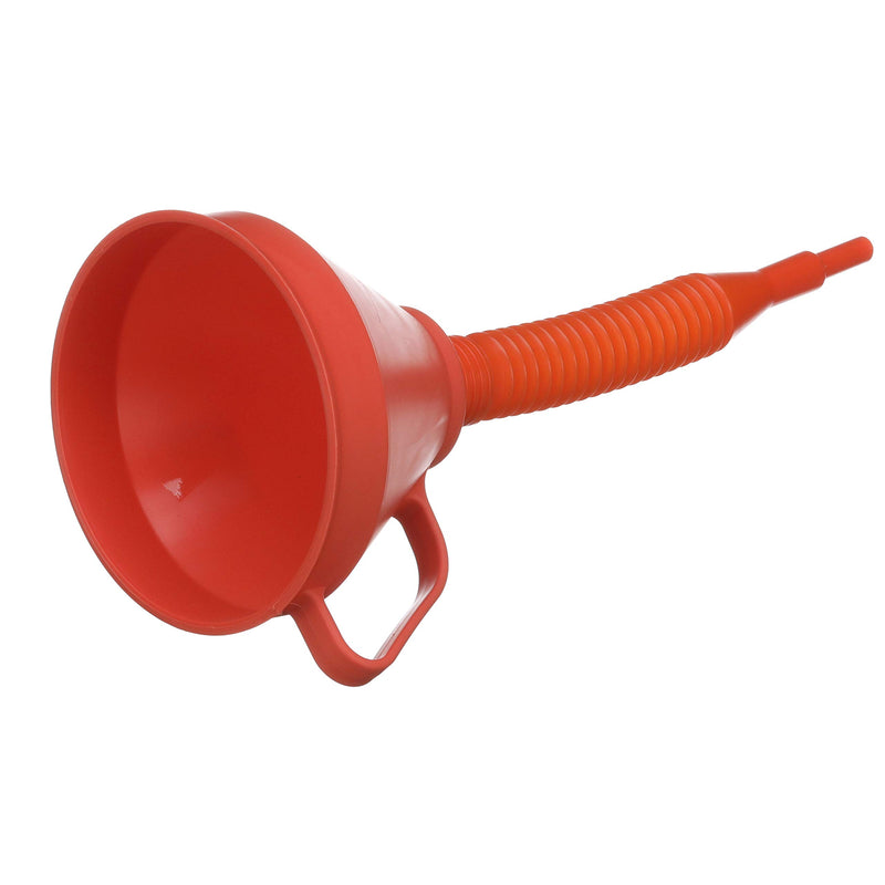 [AUSTRALIA] - Attwood 14580-1 Marine Non-Splashing Filter Funnel with Handle and Long Flexible Nozzle, Red Finish 
