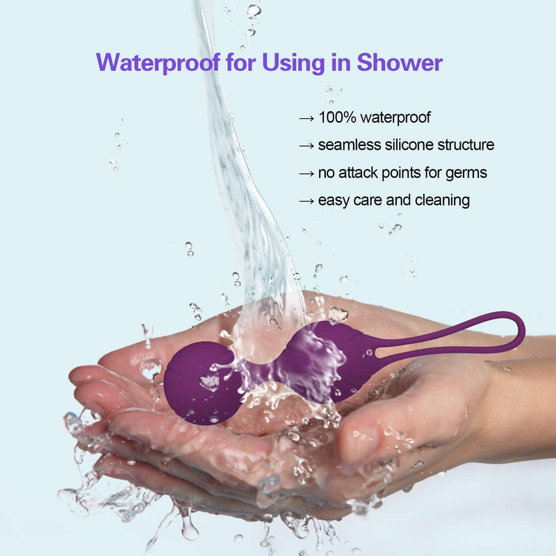 Kegel Exercise Weights - Kegel Balls Beginners & Tightening- Doctor Recommended for Bladder Control & Pelvic Floor Exercises(Purple) - BeesActive Australia