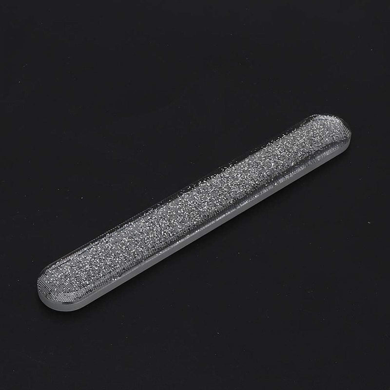 Nano Glass Nail File Nail Polishing Tool 2pcs Lightweight Professional for Women Girls for Nail Salon for Professional Use for Household (Small silver) Small silver - BeesActive Australia