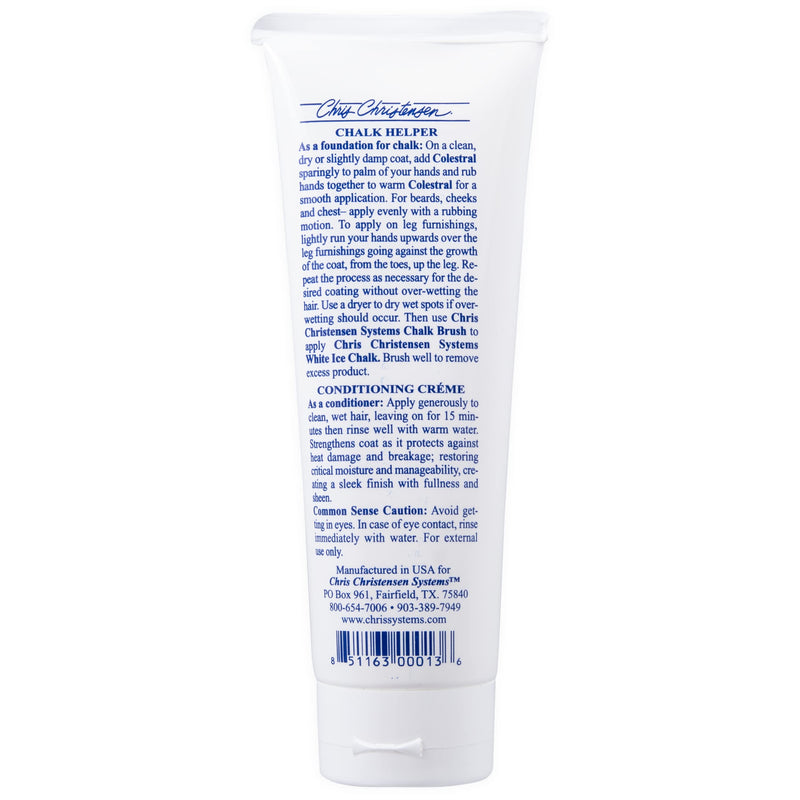 Chris Christensen Colestral Chalk Helper Conditioning Crème, Groom Like a Professional, Restores Moisture, 8 oz Tube - BeesActive Australia