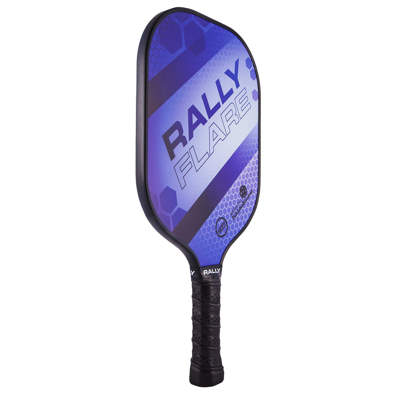[AUSTRALIA] - Rally Flare Graphite Pickleball Paddle | Polymer Honeycomb Core, Graphite Hybrid Composite Face | Lightweight Purple 