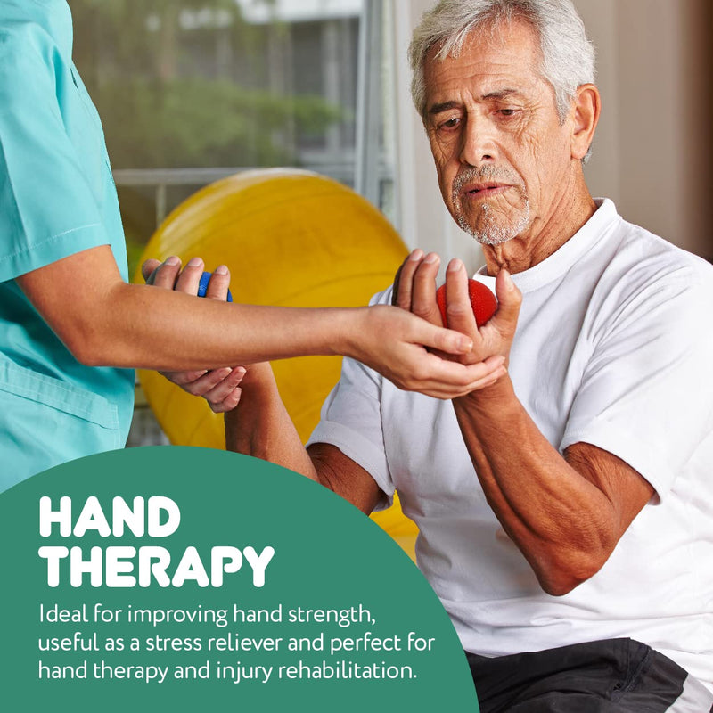 JFA Medical Hand Therapy Exercise Balls 5 Strengths - Extra Soft, Soft, Medium, Firm, Extra Firm - BeesActive Australia