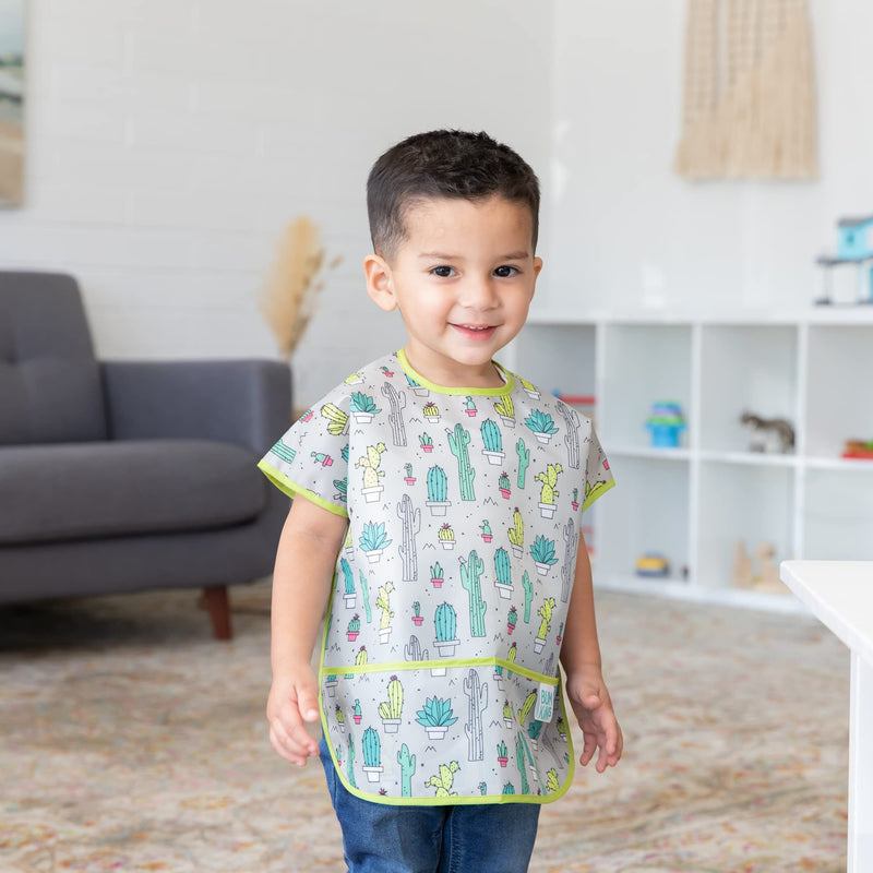 Bumkins Bib, Toddler Bib, Waterproof, Washable, Stain and Odor Resistant, 1-3 Years - Cacti - BeesActive Australia