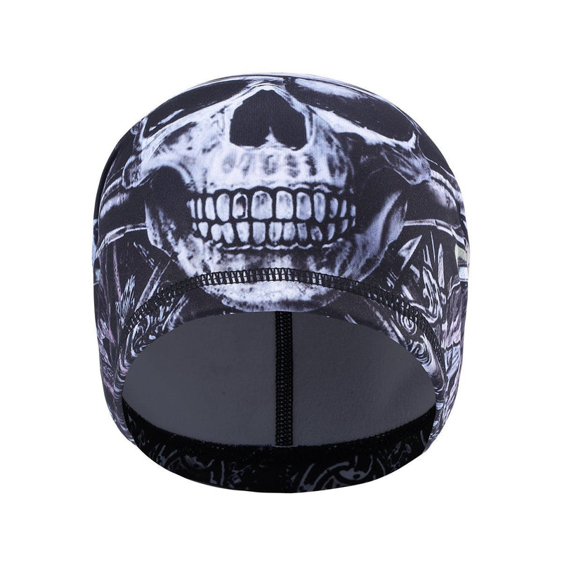 UHEREBUY Summer Running Skull Cap/Beanie Cap/Helmet Liner/Dew rag/Chemo Cap/Bald Cap for Men and Women Hat Liner C-06+c-07 - BeesActive Australia