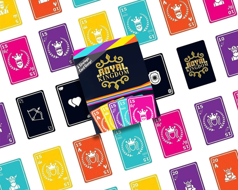 Royal Kingdom - A Strategic Card Game | Family Game for Kids and Adults | Ages 9-99 Years | for 2-6 Players - BeesActive Australia