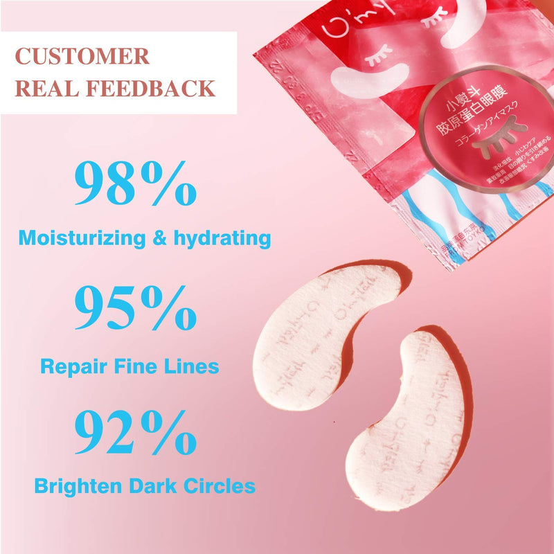 HIGH'S Under Eye Patches, Under Eye Mask Anti-Aging Hyaluronic Acid Collagen Under Eye Gel Pads Reducing Dark Circles & Wrinkles Treatment Gel Bags - BeesActive Australia