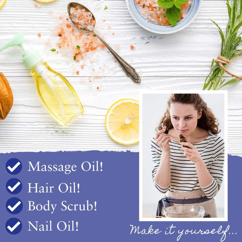 Absolute Aromas Grapeseed Oil 500ml - Pure, Natural, Vegan, GMO-Free - Massage Carrier Oil and Moisturiser for Hair, Skin, Face and Nails - BeesActive Australia