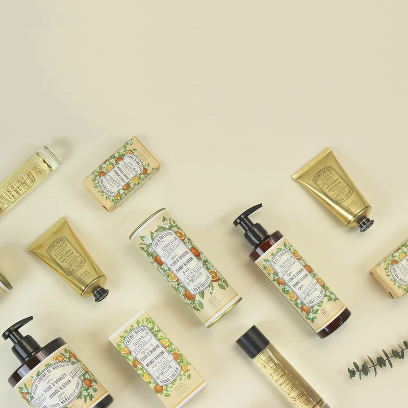 Panier des Sens - Marseille Liquid Hand Soap - Orange Blossom Hand Wash - Moisturizing Soap with Coconut Oil - Bathroom & Kitchen Refillable Soap - 96% Natural Ingredients Made in France - 16.9 Fl.oz - BeesActive Australia