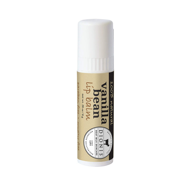 Dionis - Goat Milk Skincare Vanilla Bean Scented Lip Balm (0.28 oz) - Made in the USA - Cruelty-free and Paraben-free - BeesActive Australia