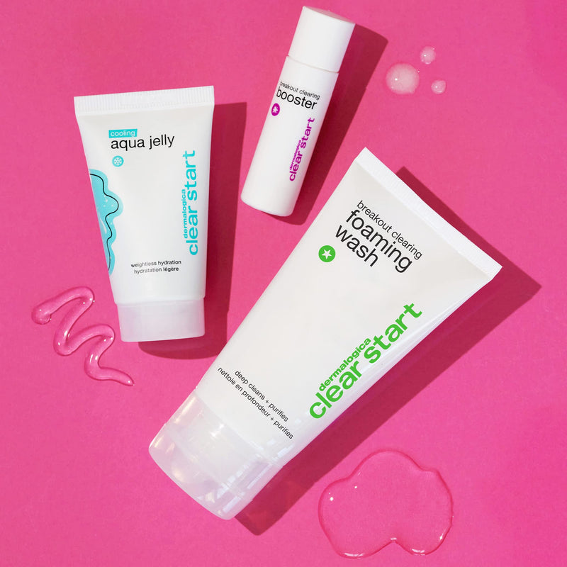 Dermalogica Clear Start Breakout Clearing Kit – Contains Acne Face Wash, Breakout Clearing Spot Treatment & Cooling Moisturizer - BeesActive Australia