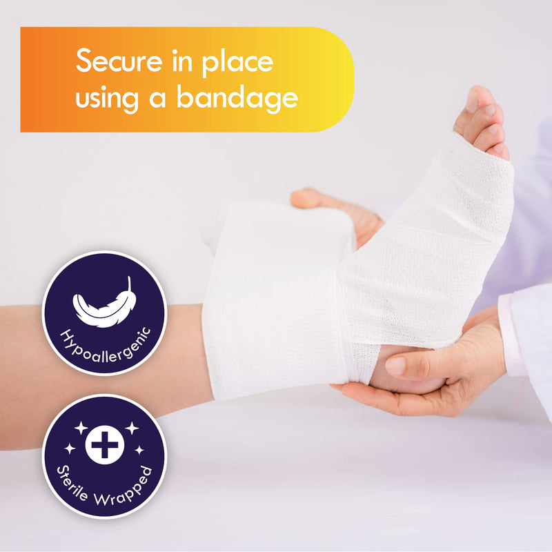 Cutiderm Low Adherent Sterile Absorbent Wound Dressing Pad 10cm x 10cm - Box of 25 10cm x 10cm (Pack of 25) - BeesActive Australia