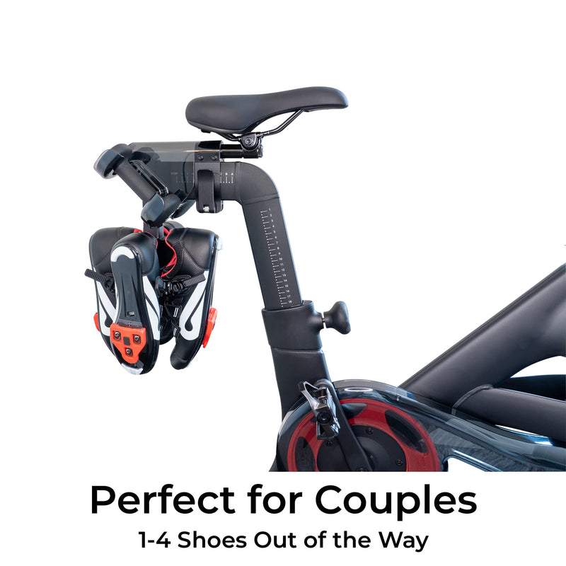 TrubliFit Metal Shoe Hanger for Peloton Bike Plus - Accessories for Peloton Bike+ - Does NOT fit Original Peloton Bike - Holds 2 Pairs of Peloton Shoes - BeesActive Australia
