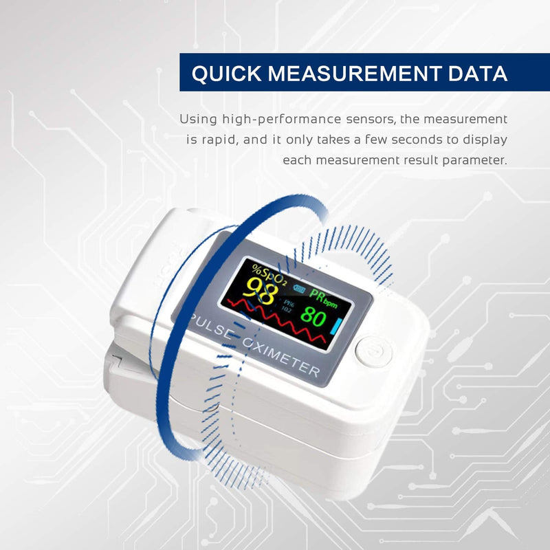 Heart Rate Monitor, Finger Tip Oxygen Saturation Monitor with LED Display, Portable and Easy to Use - BeesActive Australia