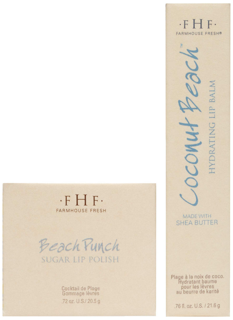 FarmHouse Fresh Beach Lip Basket, Coconut Pineapple, 2 Count - BeesActive Australia