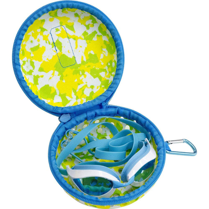 VIEW Swimming Gear Swim Goggles Case Lime Green/Yellow - BeesActive Australia