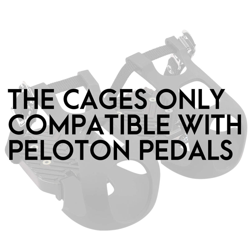 CyclingDeal Bike Bicycle Toe Clips Cage ONLY - for Peloton Spin Bike & Peloton Bike+ Pedal Adapters - Convert Look Delta Pedals to Dual Function Pedals - Ride with Sneakers - BeesActive Australia