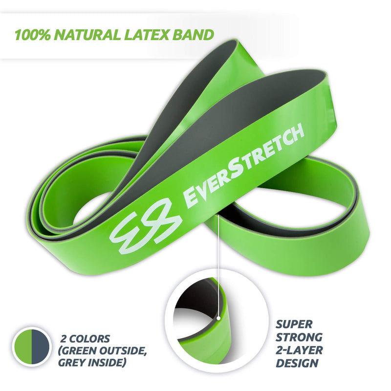 [AUSTRALIA] - EverStretch Ballet Stretch Band, Don’t Settle for Less: Premium 2-Layer Dance Stretch Band for Hands Free Flexibility Training. Ballet Band Stretching Equipment for Dance, Cheer and Gymnastics. 