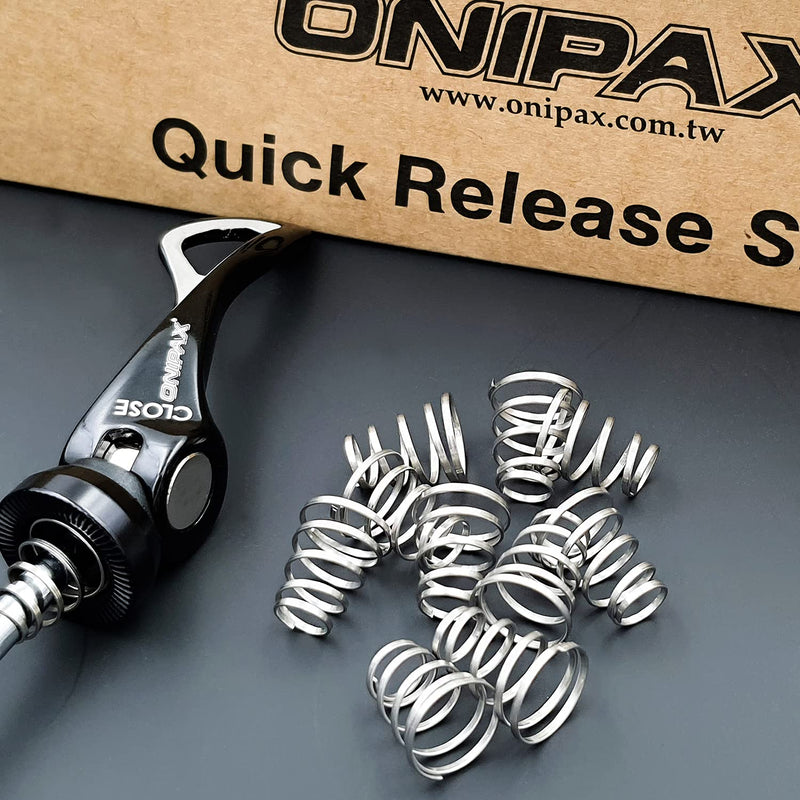 ONIPAX 4 10 20 PCS 304 Stainless Steel Bike Wheel Quick Release SKEWERS Springs 4pcs - BeesActive Australia