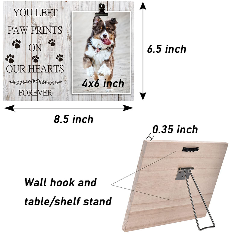 Pet Picture Frame Cat or Dog Frame 4x6 Memorial Pet Loss Picture Frame 3 - BeesActive Australia