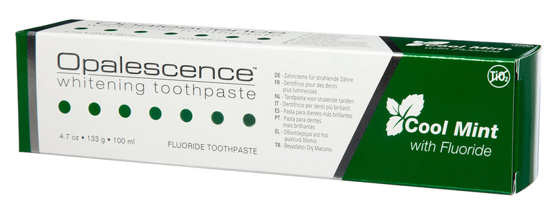 Opalescence Whitening Toothpaste Fluoride Cool Mint 133g, Pack of 3 (3X 133g) - BeesActive Australia