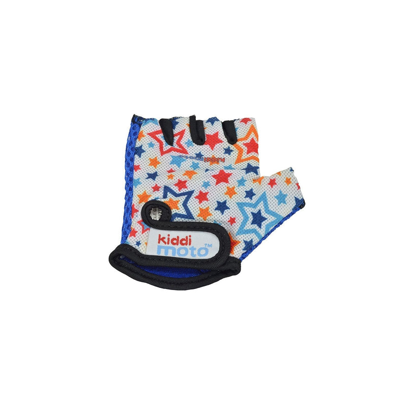Kiddimoto - Cycling Gloves | Fingerless Gloves for Kids | Perfect for Bike, Scooter & Skateboard | Ideal for Boys and Girls | Available in Different Colourful Designs & Sizes M (4-8y) Modern - BeesActive Australia
