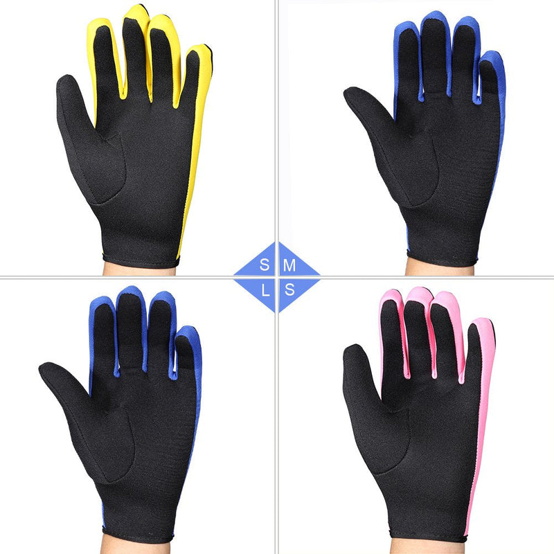 Diving Gloves, 1Pair/Set 3 Colors Scuba Diving Neoprene Gloves for Snorkeling Kayaking Surfing Water Sports - BeesActive Australia