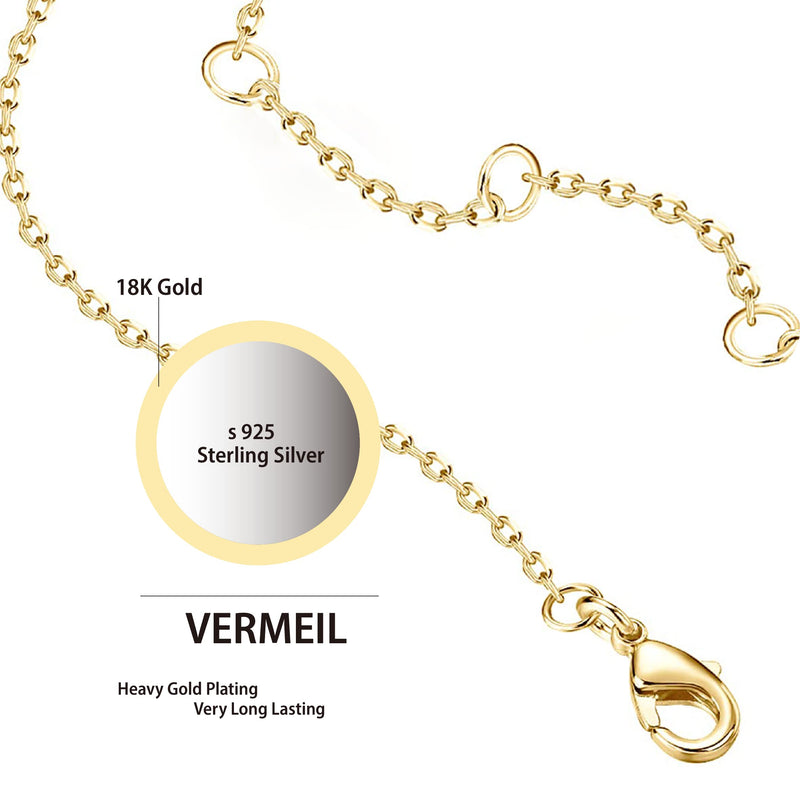 ILLUMIN Tender Tilted Heart Pendant Necklace for Women 16-18 inch Adjustable Cable Chain Yellow Gold gold vermeil - BeesActive Australia