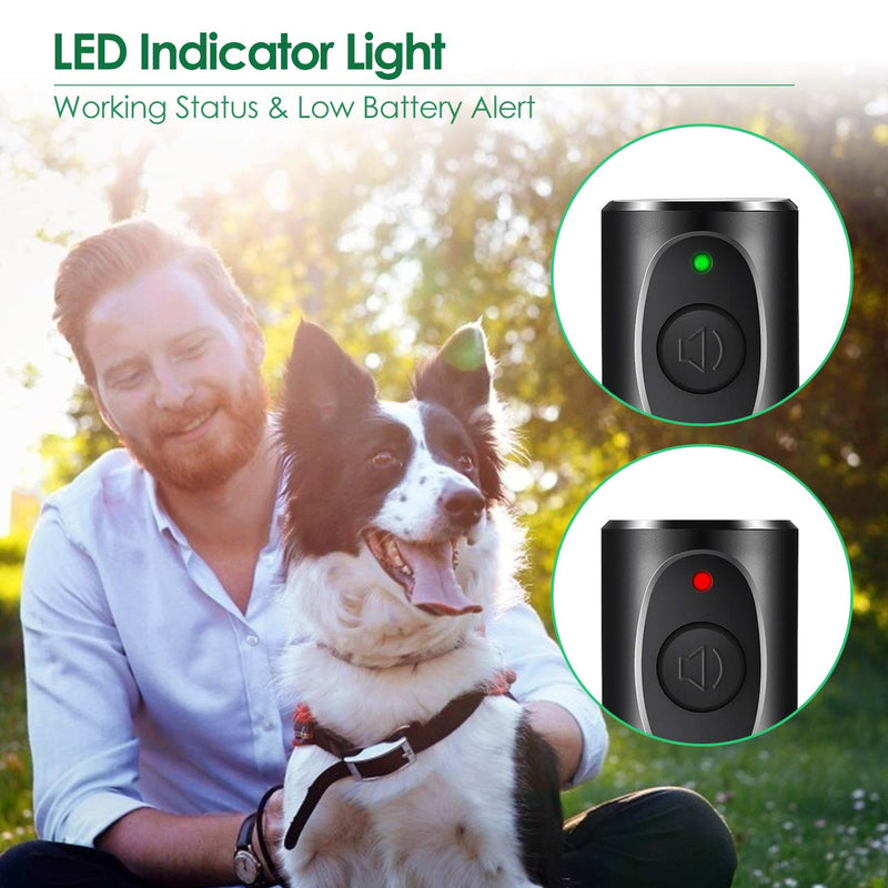 MODUS Anti Barking Device,Dog Barking Deterrent Devices,Dog Trainer,16.4 Ft Large Control Range,Safe to Use,Indoor and Outdoor,Battery Included Grey - BeesActive Australia