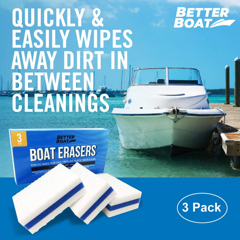 Premium Boat Scuff Erasers | Boating Accessories Gifts for Cleaning Boat Accessories or Gift for Pontoon Fishing Jon Boats Decks Vinyl Boat Cleaner Hull Cleaner Gadgets for Men and Women - BeesActive Australia