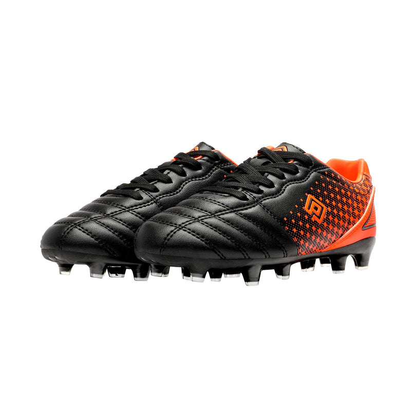DREAM PAIRS Boys Girls Outdoor Football Shoes Soccer Cleats 10 Toddler Black/Orange - BeesActive Australia