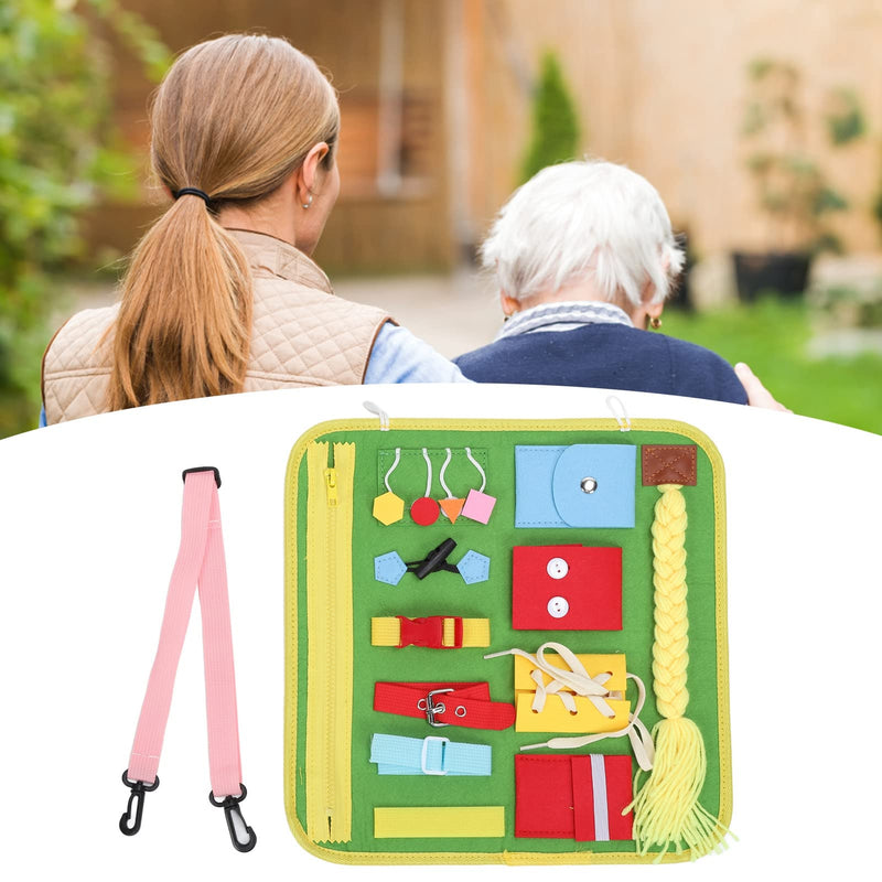 Fidget Blanket for Elderly, Dementia Sensory Pad Educational Sensory Toys Alzheimer Patient Anxiety Sensory Blanket for Seniors - BeesActive Australia