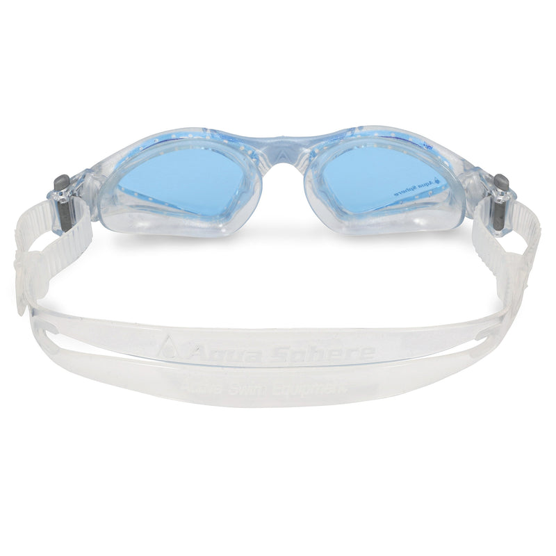 Aqua Sphere Kayenne Ladies Swimming Goggles - Made in Italy - UV Protection Anti Fog Swim Goggles for Women Blue Lens / Powder Blue - BeesActive Australia