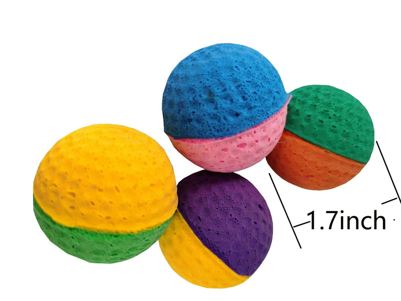 Pet Ball Foam Sponge Ball Cat Toy Soft Bouncy Noise Free Pet Ball Foam Sponge Ball - BeesActive Australia