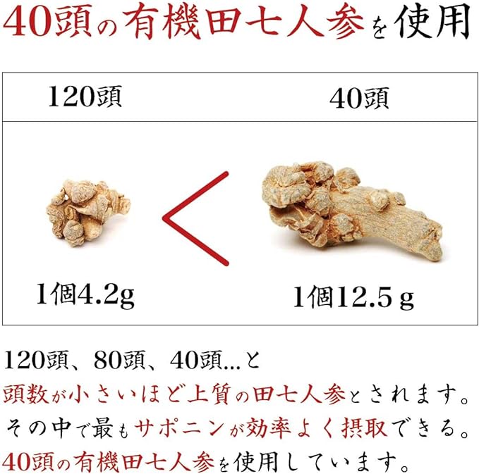 Kyowa Shokuken Organic JAS Organic Dashichiginseng Pure Tablets 900 tablets 1 tablet Dashichiginseng 100mg - BeesActive Australia