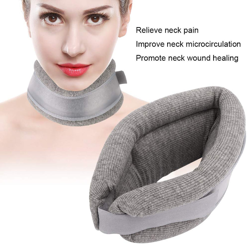 Neck Brace,Cervical Vertebra Traction Device Breathable Correction Neck Brace Fixing Strap Support(grey) Gray - BeesActive Australia