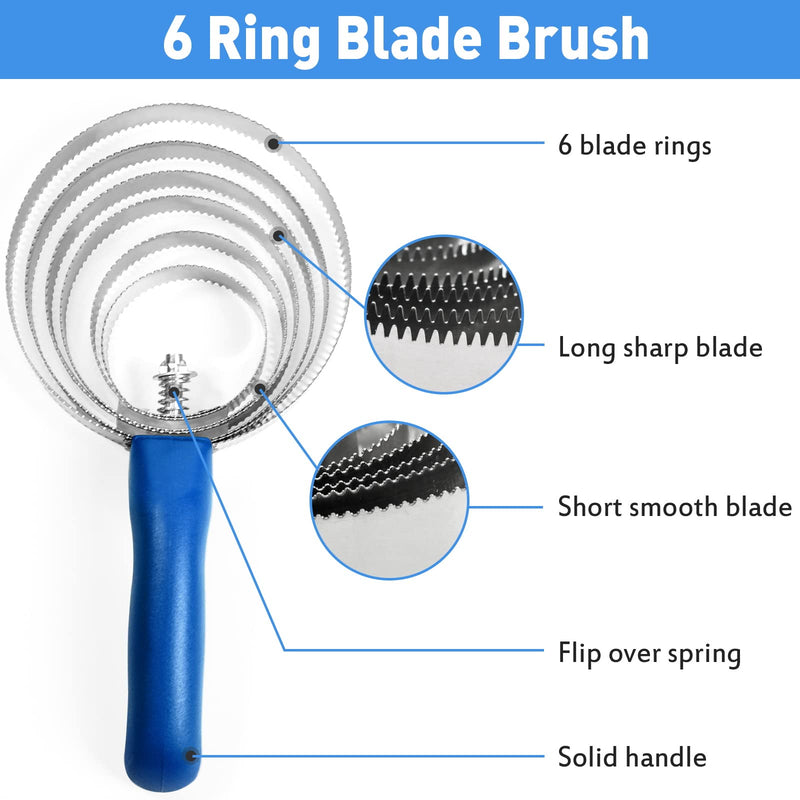 Harhana Dog Dematting Tool, Grooming Brush Deshedding Comb for Large Dogs (Super Easy Model) - BeesActive Australia