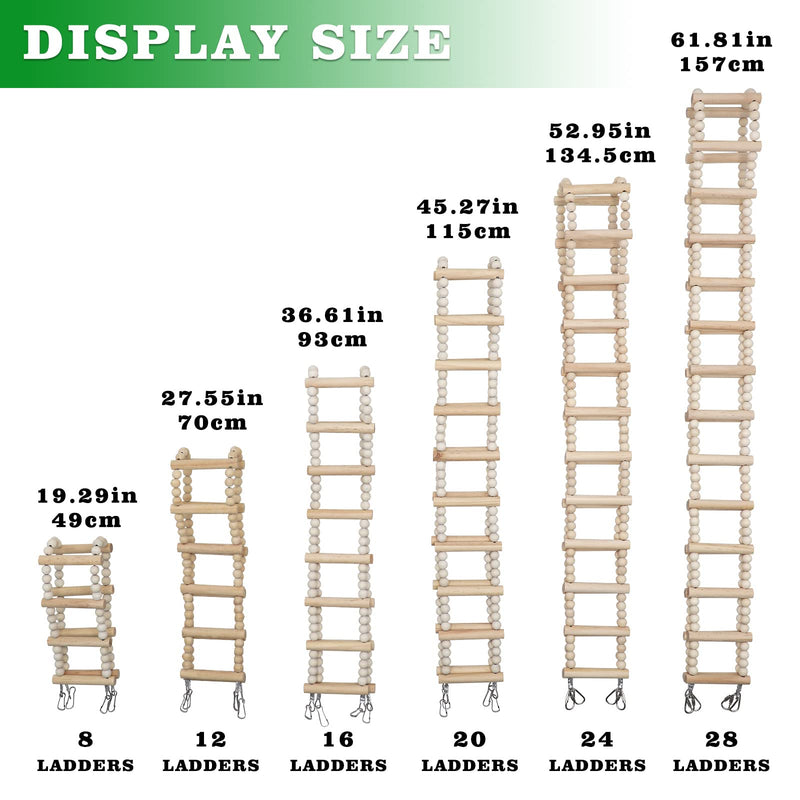 Bird Wooden Ladder Bridge 20 Ladders - BeesActive Australia