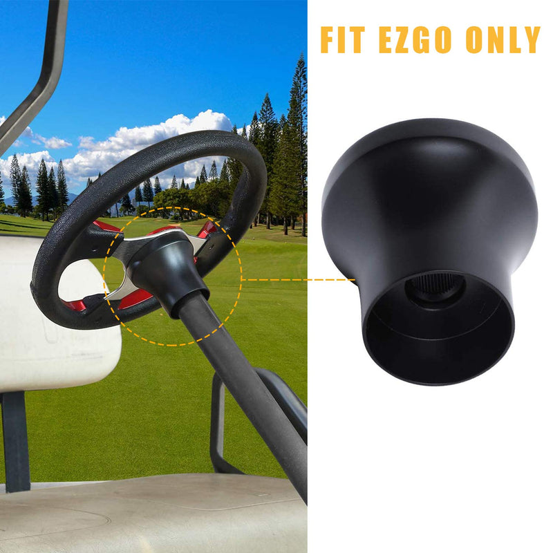 LEAPGO Golf Cart Steering Wheel or Adapter for Golf Cart Club Car DS and Club Car Precedent EZGO Yamaha Golf Carts Black EZGO TXT&RXV Adapter - BeesActive Australia