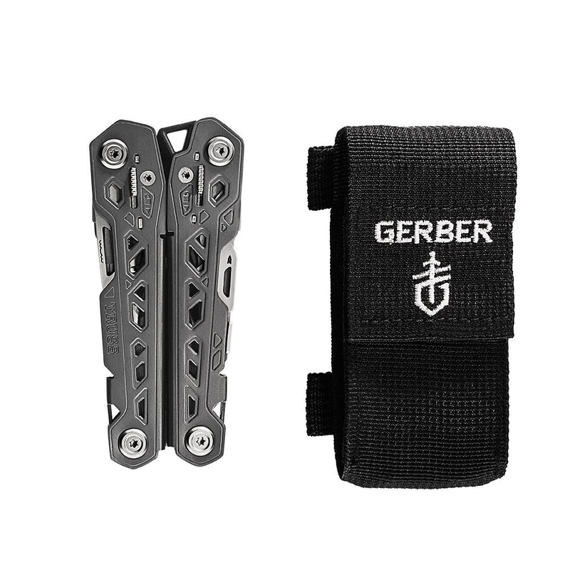 Gerber Gear Truss Multitool, Stainless and Grey with Multi-Position Sheath [30-001343, New - BeesActive Australia