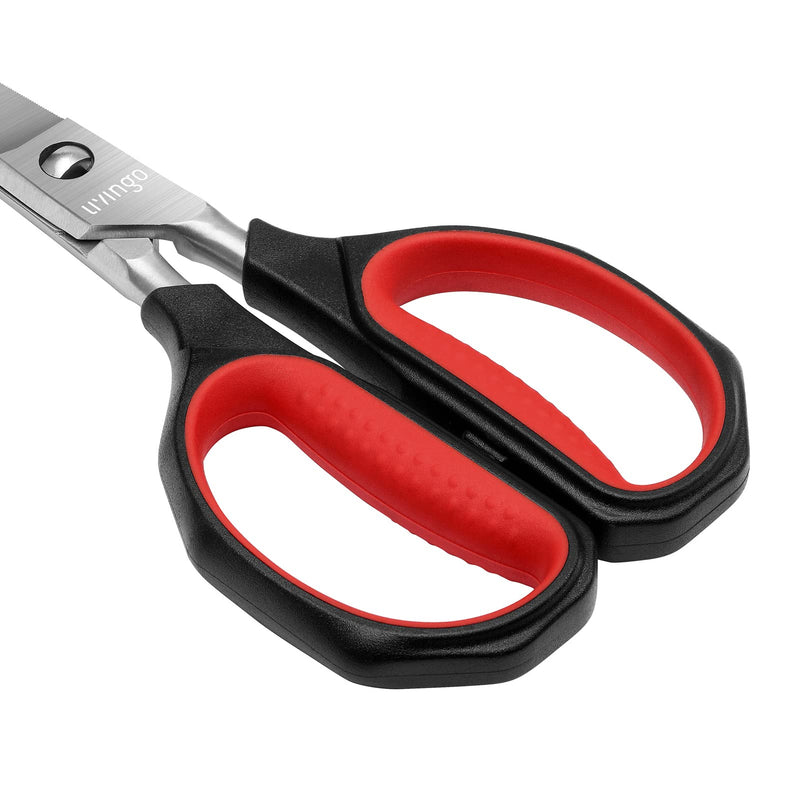 LIVINGO Kitchen Shears Heavy Duty: Cooking Scissors Dishwasher Safe Come Apart Sharp Forged Stainless Steel Blade Utility Food All Purpose for Cutting Poultry Chicken Meat Bones Vegetable, 8.5 inches - BeesActive Australia