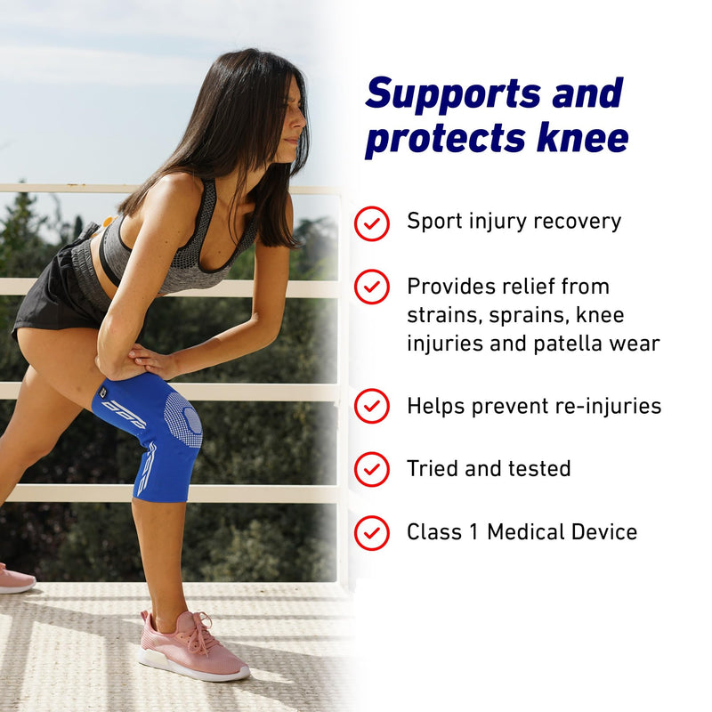 Neo G Knee Support Brace with Silicone Patella Cushion and Spiral Stays for Joint Pain Relief, Knee Injury, Meniscus Tear, Sprains, Runners Knee Rehab - Knee Compression Sleeve - Airflow Plus - XL X-LARGE: 42 - 46 CM - BeesActive Australia