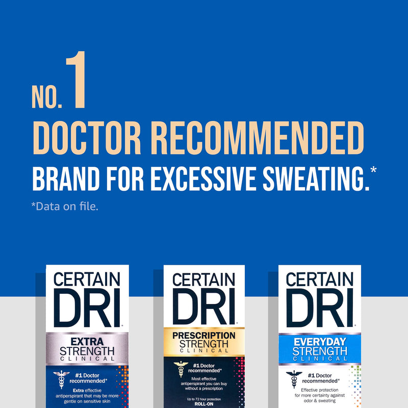 Certain Dri Antiperspirant Deodorant | Everyday Strength Clinical | All Day Protection Against Odor and Sweating | Solid | 2.6 oz. - BeesActive Australia