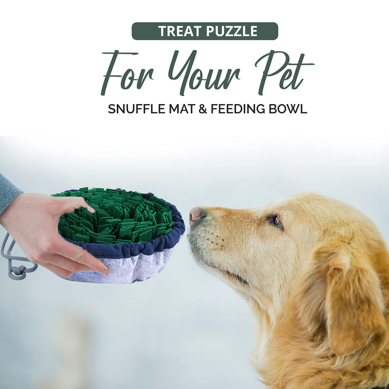 PET ARENA Adjustable Snuffle mat for Dogs, Dog Puzzle Toys, Enrichment Pet Foraging mat for Smell Training and Slow Eating, Stress Relief Interactive Dog Toy for Feeding, Dog Mental Stimulation Toys - BeesActive Australia