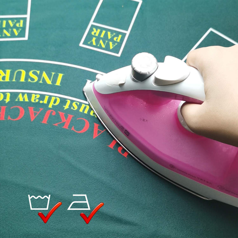 WALIKEN Texas Holdem/Blackjack, Roulette/Craps Green - BeesActive Australia
