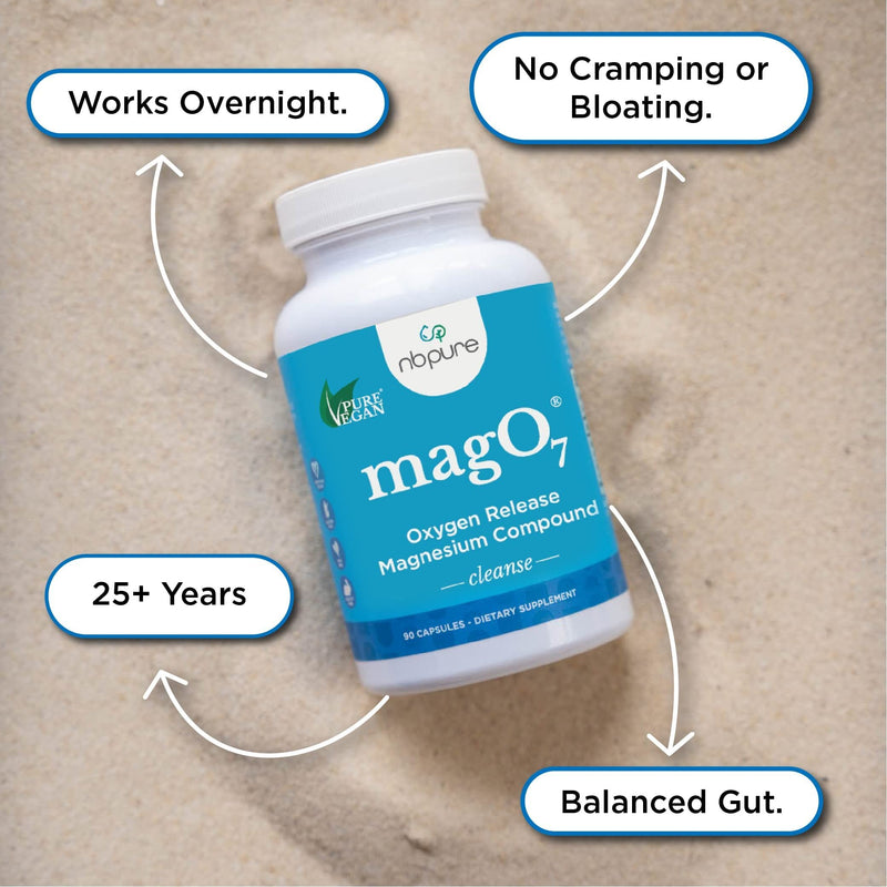 nbpure Mag O7 Oxygen Digestive System Cleanser Capsules, 90 Count 90 Count (Pack of 1) - BeesActive Australia