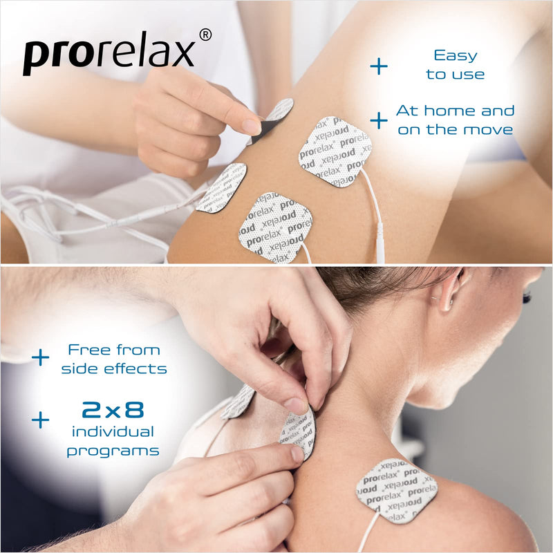 prorelax TENS/EMS Duo | Electrostimulation device | 2 therapies with one device | Natural therapy against chronic pain and for muscle building - BeesActive Australia
