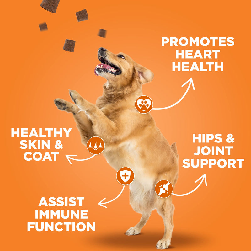 Stratford Pharmaceuticals Omega 3 for Dogs Soft Chews, Itchy Skin Relief for Dog Skin and Coat Supplement for Dogs, Fish Oil Small and Medium Dog Omega 3 Supplement 60 Count - BeesActive Australia
