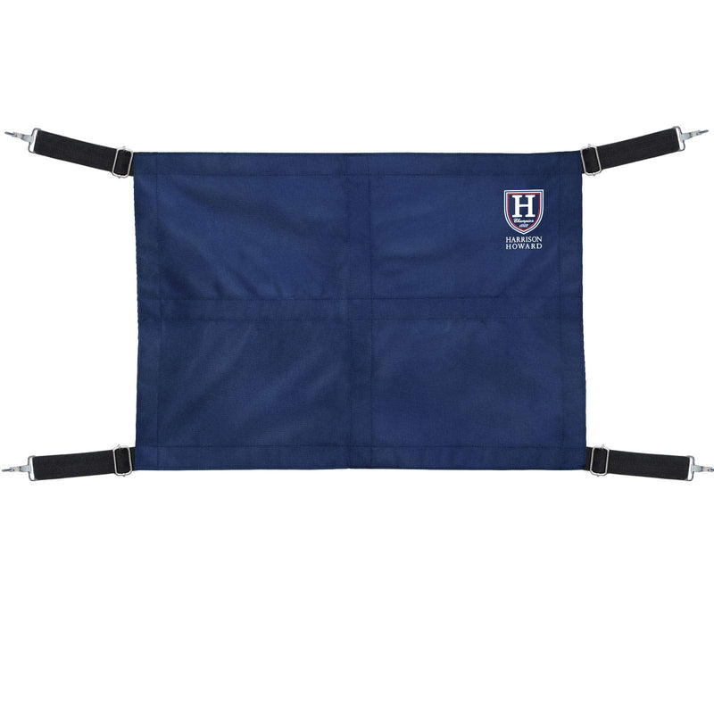 Harrison Howard Horses Stall Guard with Adjustable Straps and Sturdy Spring Hooks Included Aisle Guard for Horses Navy - BeesActive Australia